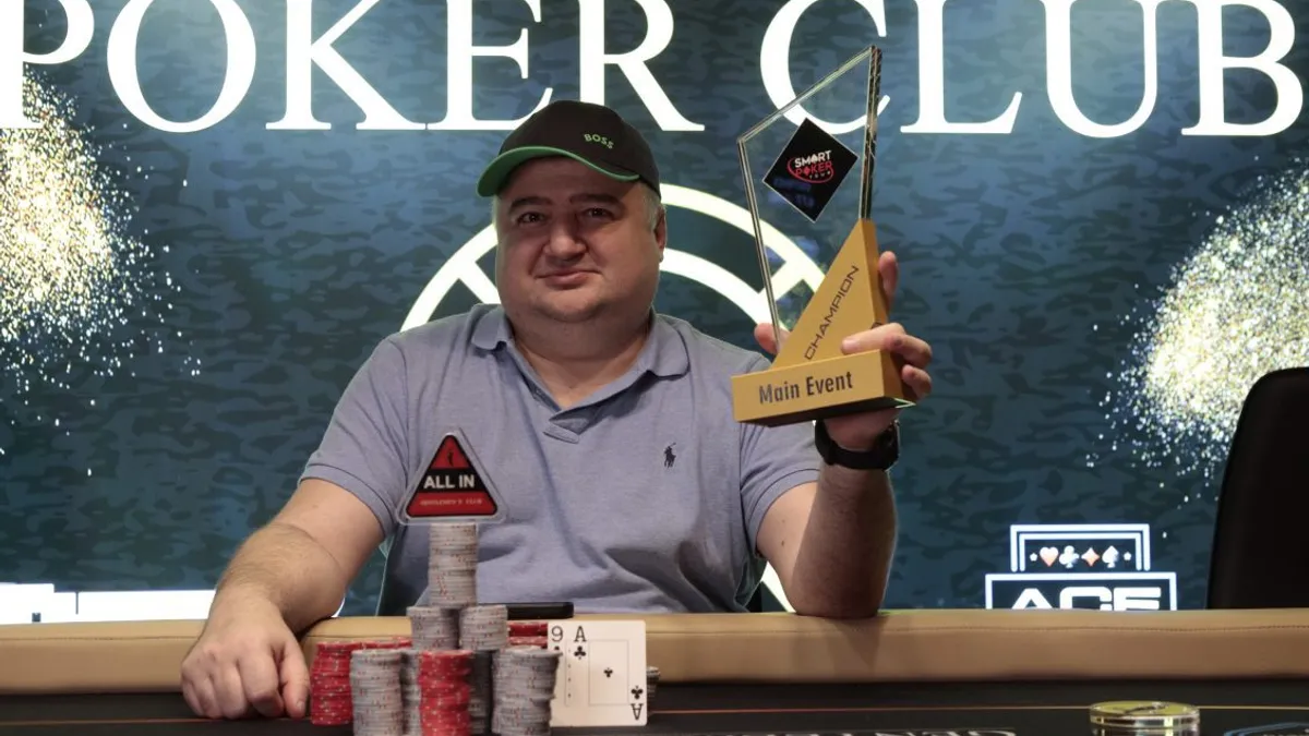 Alexandru Razvan is the winner of the record-breaking Smart Poker Tour #5