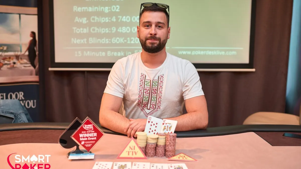 Костадин Костадинов е големият победител на Smart Poker Tour #2