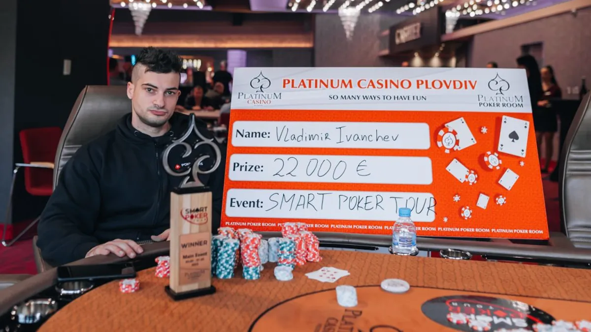 Владимир Иванчев – шампион на Smart Poker Tour #6 в Platinum Casino Plovdiv